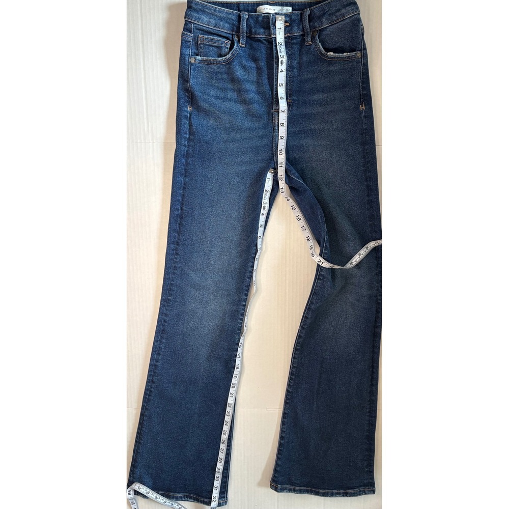 Altar'd State Hidden Jeans High Waisted Flared Denim Jeans Boho Western Festival - Picture 3 of 9